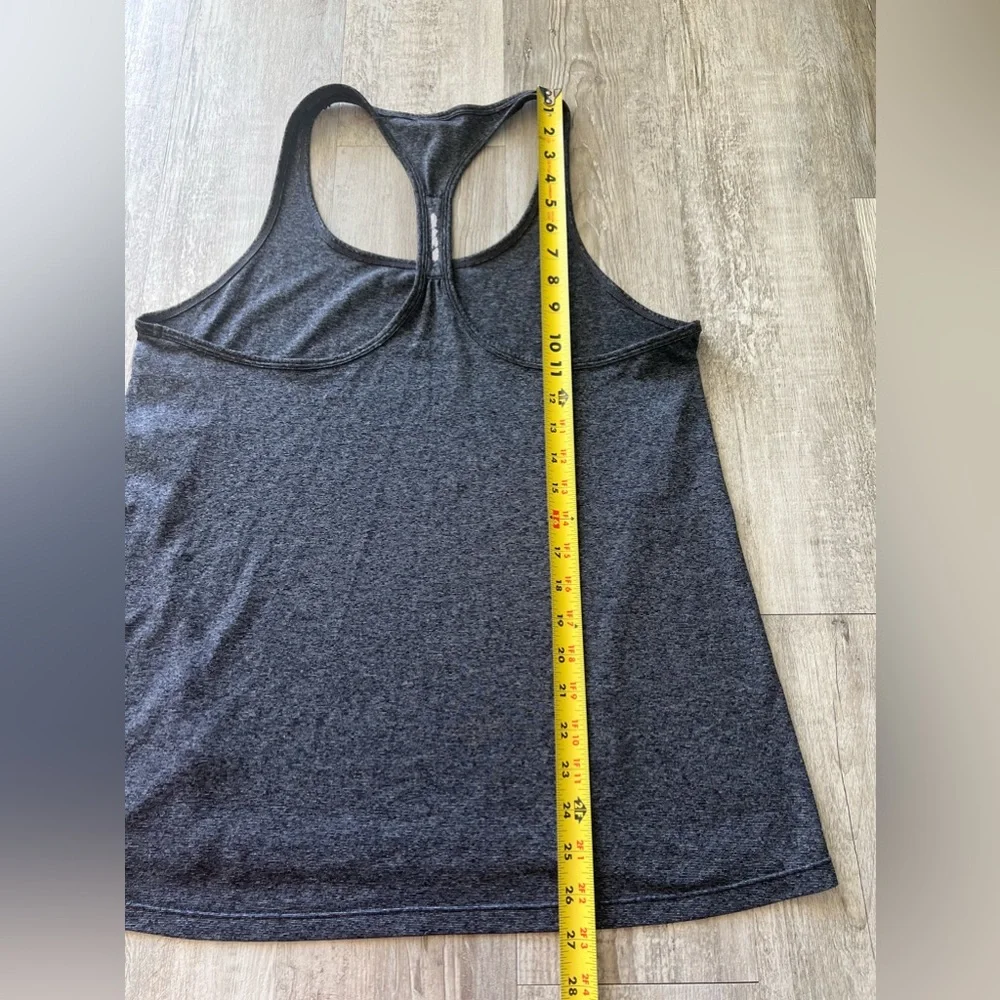 Calvin Klein Performance Heather Gray T-Back Workout Tank Top Women’s Medium - Picture 5 of 8